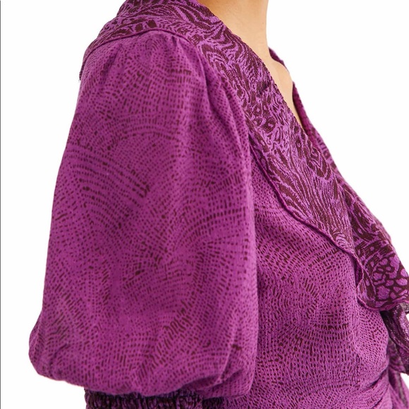 Free People Olivia Wrap Blouse - Picture 4 of 7